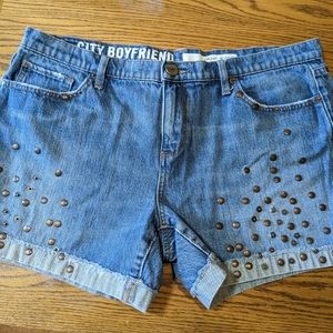 DKNY embellished shorts, sz 14